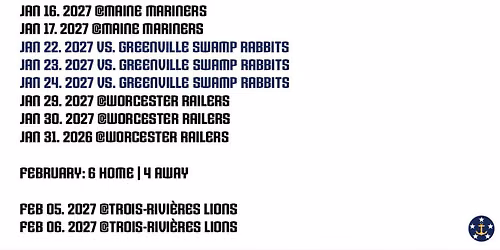 Trois-Rivieres Lions vs. Maine Mariners
