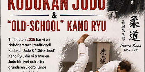 Nyb\u00f6rjarstart i Kodokan Judo & \u201dOld School\u201d Kano Ryu