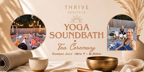 YOGA SOUNDBATH + TEA CEREMONY