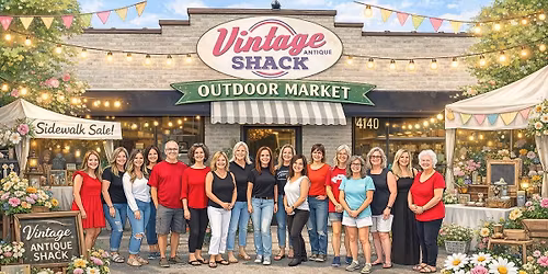 Vintage Antique Shack Sidewalk Sale\/Outdoor Market