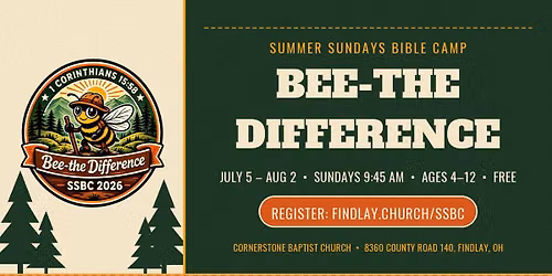 Summer Sundays Bible Camp \u201826