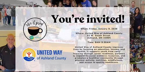 January Rise & Grind at United Way of Ashland County