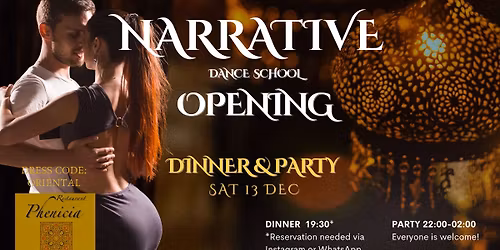 Narrative Dance School Opening - Dinner & Party