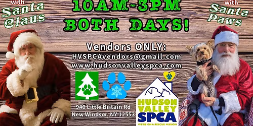 The BIG Holiday Vendor & Craft Market Event- at HVSPCA