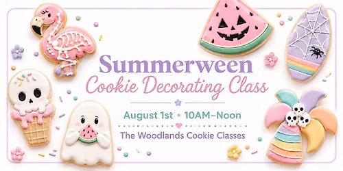 Intermediate Summerween Sugar Cookie Decorating Class