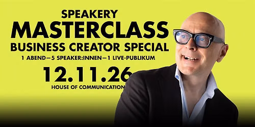 Speakery Masterclass