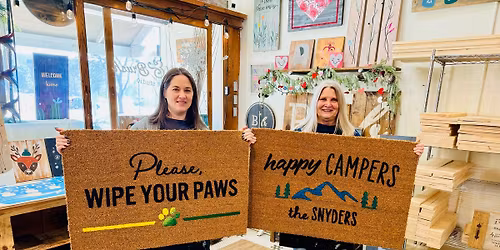 MATS & MARGARITAS! DIY DOORMAT WORKSHOP!