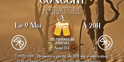 Concert ARRATOM \u00e0 la Taverne de l'Artois
