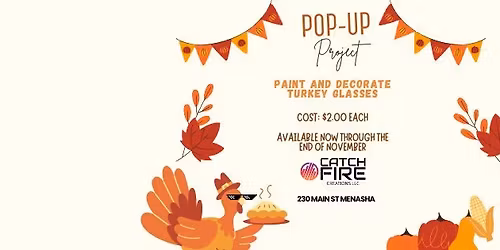 \ud83e\udd83\ud83e\udd78 $2 Pop-Up Project: Turkey Glasses!