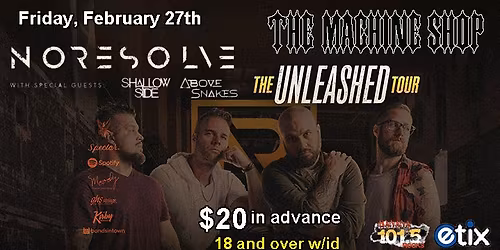 NO RESOLVE at The Machine Shop