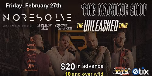 NO RESOLVE at The Machine Shop