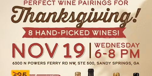 Perfect Thanksgiving Wine Pairings!