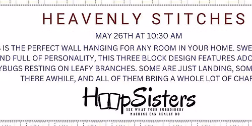 LadyBug Wall Hanging from HoopSisters