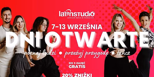 🌴📣 DNI OTWARTE LATIN STUDIO  |  ✨7–13 WRZEŚNIA ✨