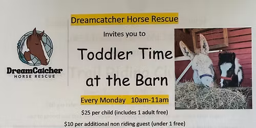 Toddler Time at the Barn