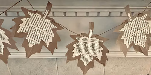 Upcycled Leaf Garland
