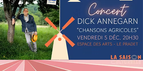 CONCERT : Dick Annegarn "Chansons agricoles"