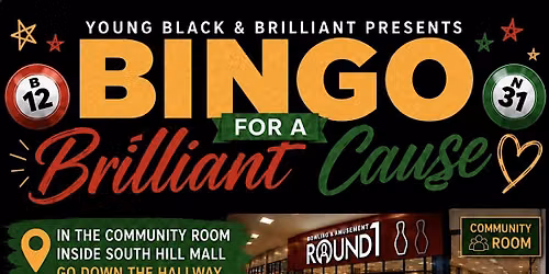 Young Black and Brilliant Bingo 4A Brilliant Cause Fundraiser