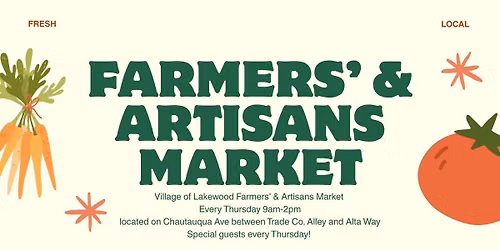 Village of Lakewood's Farmers' & Artisians Market