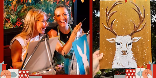 Pub Painting - Perfectly Batched Bar, Garforth - Golden Stag!