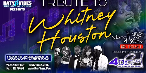 \ud83c\udfa4 Whitney Houston Tribute at Katy Vibes! \ud83c\udfa4