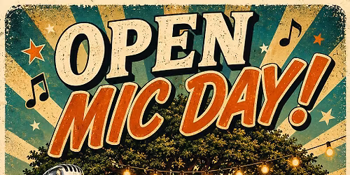 Open Mic at The Oak Tree - Saturday 13.06.26 3pm-7pm