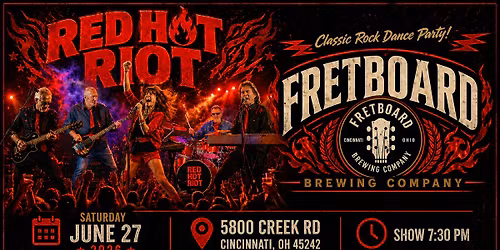 RED HOT RIOT Debuts at FRETBOARD BREWING