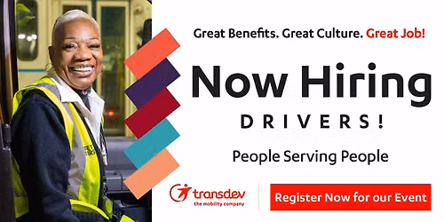 Transdev East Hartford, CT In-Person Hiring Event 6\/20
