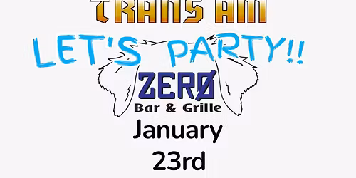 Trans Am at Zero Bar
