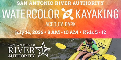 Watercolor Kayaking at Acequia Park (Ages 5-12)