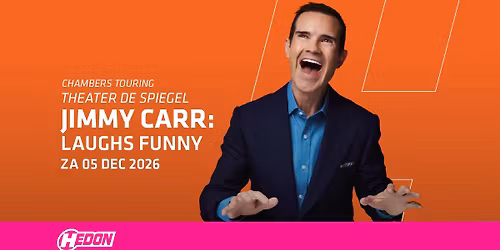 JIMMY CARR: LAUGHS FUNNY | THEATER DE SPIEGEL