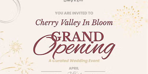 Cherry Valley In Bloom