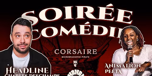 Soir\u00e9e Com\u00e9die Haha Club CORSAIRE