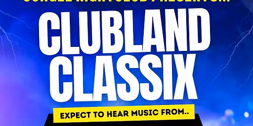 Over 30s Jungle Day Rave - Clubland Classix