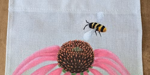 Paint A Coneflower Garden Flag