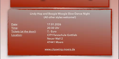 Slow Swing Dance Night