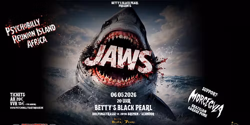 JAWS - Psychobilly Reunion Island Africa \/ Support: Morcegula (Brazil) 