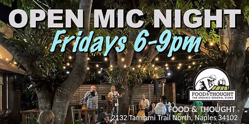 Open Mic Night at Food & Thought