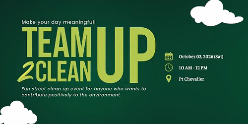 Pt Chevalier Team Up 2 Clean Up - 03 Oct 2026 (Saturday)