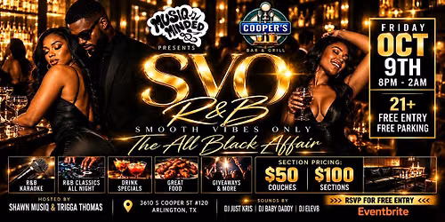 MusiQ Minded Presents: SVO R&B (Smooth Vibes Only)