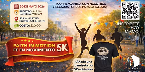 Faith in motion 5K Fe en movimiento 