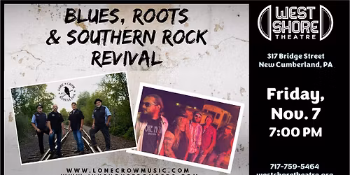 Blues, Roots, & Southern Rock Revival Tour with Lone Crow Rebellion and The Jukehouse Bombers