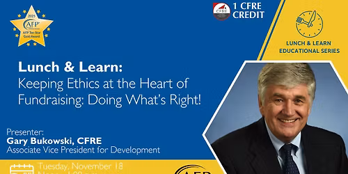 Lunch & Learn: Keeping Ethics at the Heart of Fundraising