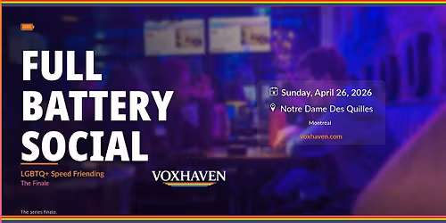 Full Battery Social: LGBTQ+ Speed Friending, Spring Finale