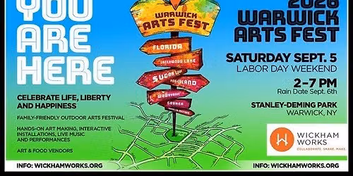 You Are Here! Warwick Arts Fest