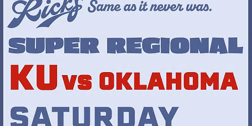 Jayhawk Baseball Super Regional Watch Party at Rick's!