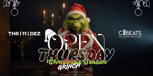 Open Thursday I 11.12.