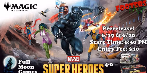 Marvel Superheroes Pre-Release! 