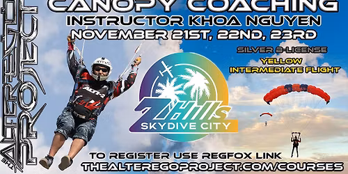 Skydive City (ZHills) - Canopy Coaching