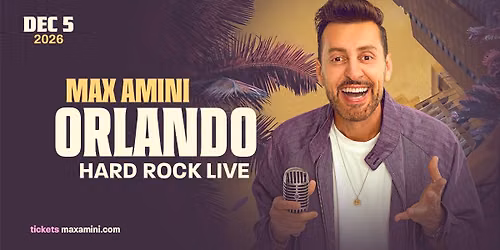 Max Amini Live in Orlando!